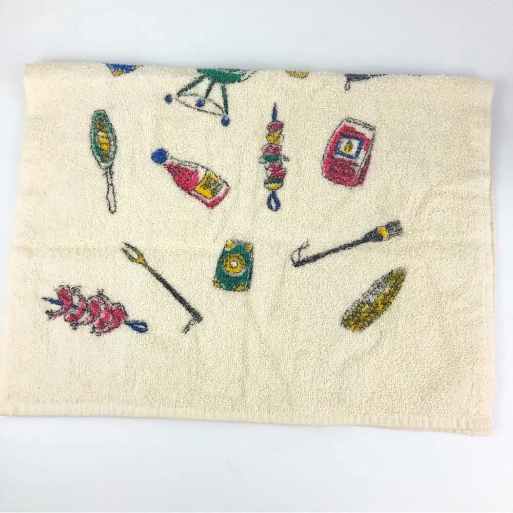 Vintage Grill Out Hand Towel